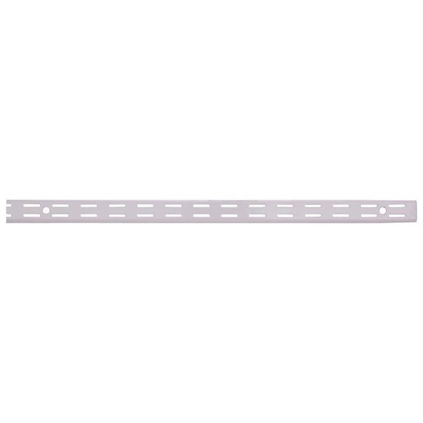 Prosource Shelf Standard, 2 mm Thick Material, 1 in W, 48 in H, Steel, White 25203PHL